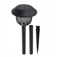 Forever Light Solar LED Lamp Steel Post SUNARI FLS-30 black