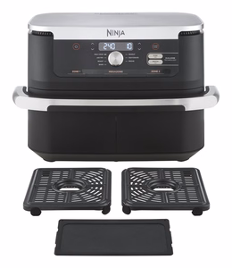 Ninja Foodi FlexDrawer AF500EU – dual-zone air fryer, 2470 W, 10.4 L, black