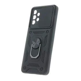 Defender Slide dėklas telefonui Samsung Galaxy A32 4G juodas