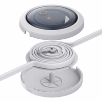 Greitojo įkrovimo kabelis 3in1 Baseus Free2Draw USB-C į USB-C/Lightning/Micro 100W, 1,1 m (baltas)