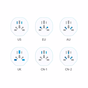 Tech-Protect universalus kelioninis adapteris į ES - baltas