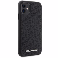 Karl Lagerfeld Quilted K Pattern dėklas telefonui iPhone 11 / Xr - juodas