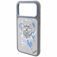 Nimmy Pantera Magnetinis dėklas telefonui iPhone 17 Pro Max - šviesiai pilkas