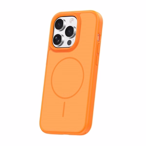 Frame Thin Mag dėklas for iPhone 14 Pro 6,1" oranžinis