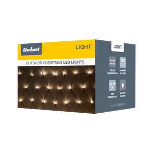 Уличная светодиодная гирлянда-сетка Rebel
