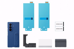 Samsung silikoninis dėklas Samsung Galaxy Z Fold7 - mėlynas