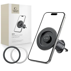 "Tech-Protect N58" magnetinis "MagSafe" automobilio oro ventiliacijos laikiklis - juodas