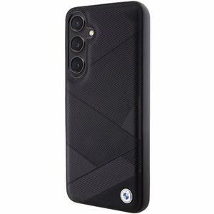 BMW BMHCS24S23RCGPK S24 S921 чёрный/чёрный жёсткий чехол Signature Leather Crossing Lines Pattern