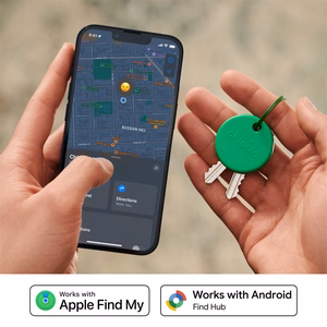 Chipolo POP Bluetooth daiktų ieškiklis su keičiama baterija, skirtas iOS ir Android, žalias