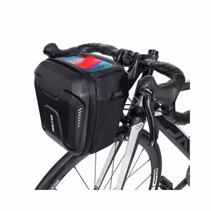 WILDMAN traveling bag for bike handlebars with zipper WILDMAN GS9 3L vlack