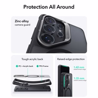 ESR Classic Hybrid Kickstand MagSafe dėklas "Samsung Galaxy S26 Ultra" - Juodas