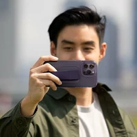 Uniq Heldro Mount dėklas iPhone 14 Pro - violetinis