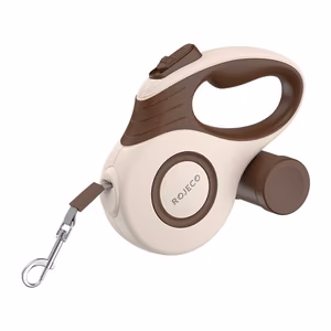 Rojeco A12 5M Automatic Retractable Dog Leash (brown)