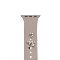 Pin Charms rinkinys laikrodžio dirželiams lankas sidabrinė