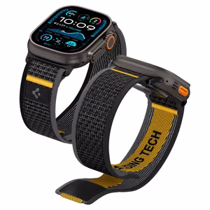 SPIGEN ATHLEX AIR APPLE WATCH 6 / 7 / 8 / 9 / 10 / SE / ULTRA 1 / 2 (44 / 45 / 46 / 49 MM) ACTIVE juodas