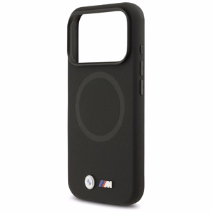 BMW M FW Metal Logo Magnetinis dėklas iPhone 17 Pro - juodas