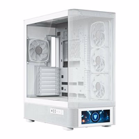 MODECOM kompiuterio korpusas Volcano AQ500 ARGB Midi Balta