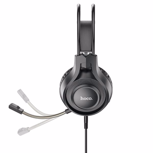 Laidinės ausinės Jack 3,5 mm su mikrofonu W106 juodos