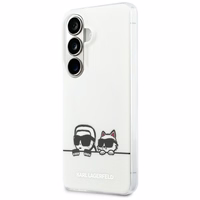 Karl Lagerfeld IML Peekaboo Karl&Choupette MagSafe Dėklas for Samsung Galaxy S26 - skaidrus