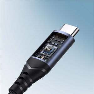 Joyroom SY-C01 USB-C DAC adapteris į 3.5 mm mini lizdą - juodas