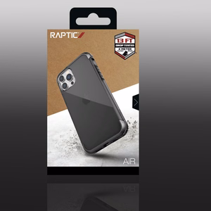 Raptic X-Doria Air dėklas telefonui iPhone 14 Pro Max šarvuotas juodas