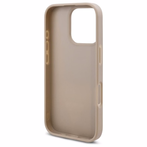Guess New 4G Triangle dėklas telefonui iPhone 16 Pro - baltas