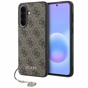 Guess dėklas Samsung Galaxy A37 (PU 4G Classic Logo with Charm) rudas