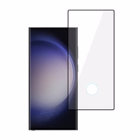 "Tel Protect" apsauginis 6D grūdintas stiklas SAMSUNG GALAXY S23 ULTRA BLACK (su pirštų atspaudų atrakinimo funkcija)