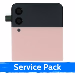 LCD ekranas suderinamas su Samsung F711 Z Flip3 (OUTER) su rėmeliu / Rožinis / (Service Pack)