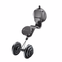 FORCELL F-GRIP MagFlex magnetinis automobilio laikiklis priekinio stiklo / prietaisų skydelio / oro angai juodas