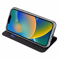 Dux Ducis Skin Pro holster flip dėklas iPhone 14 Plus juodas