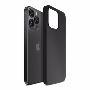 3mk Silicone Case for iPhone 16 Pro - Black