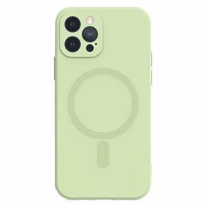 TEL PROTECT Magnetinis silikoninis dėklas Iphone 11 Pro mėtų spalvos