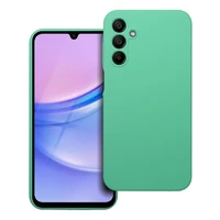 Dėklas telefonui silikoninis 2mm SAMSUNG A15 5G / A15 4G mėtinai žalias