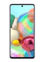 Ekranas Samsung A715 A71 su lietimui jautriu stikliuku ir rėmeliu originalus Black (service pack)