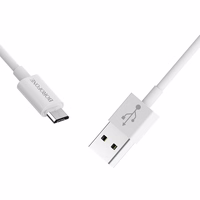 Borofone Kabelis BX22 Bloom - USB į Micro USB - 2,4A, 1 metras, baltas