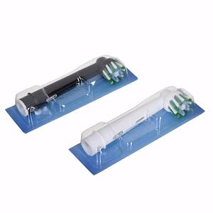 Oral-B Vitality Pro Duo – įkraunamas elektrinis dantų šepetėlis, 2 galvutės, 3 valymo režimai, juodas, mėlynas ir baltas