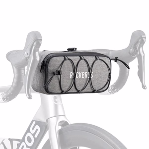 Rockbros TL001 ROAD TO SKY 1.9L Waterproof Handlebar Bike Bag - Gray