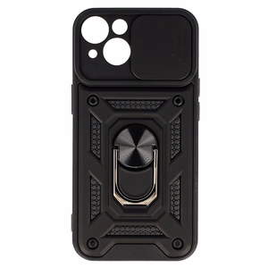 Dėklas telefonui Slide Camera Armor iPhone 15 Plus juodas