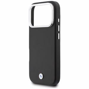 BMW M Sign Metal Logo MagSafe Dėklas for iPhone 17 Pro - juodas