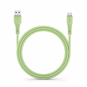 Kabelis FORCELL F-ENERGY C351 USB A į Micro USB QC3.0 2,4A 18W Silikoninis 1 m žalias (m)