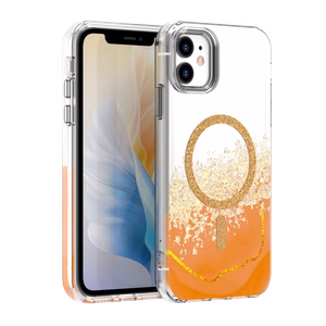 Epoxy Mag dėklas skirtas iPhone 11 oranžinis