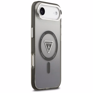 GUESS dėklas telefonui IPHONE 17 Air, suderinamas su MagSafe GUHMP17MHGTMLCGK (IML gradientas su trikampiu logotipu) juodas