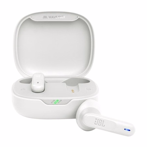 Belaidės ausinės JBL Wave Flex JBLWFLEXWHT baltos spalvos