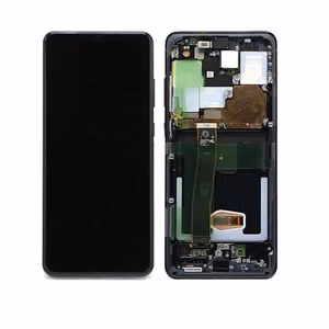 LCD ekranas Samsung G988 S20 Ultra su jutikliniu ekranu ir rėmeliu Cosmic Black originalus (service pack)