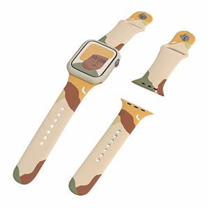 Силиконовый ремешок Moro Watch браслет для Apple Watch 42 / 44 / 45 / 49 mm - узор 1