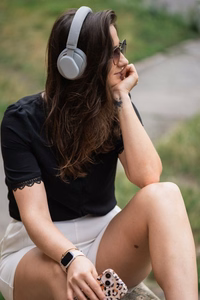Wireless headphones Forcell F-Audio Touch Beat ANC grey