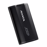 ADATA SD810 2 TB C tipo USB USB 3.2 Gen 2x2 Juoda