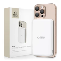 Tech-Protect PB24 LifeMag QI2 MagSafe 10000mAh Išorinė baterija (f) - balta