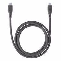 Cellularline Soft laidas - USB-C to USB-C laidas 1.2 m (juodas)